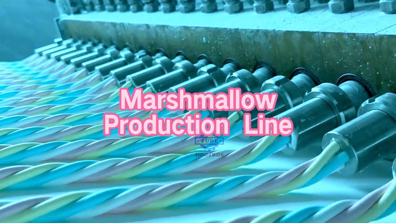 Whole process marshmallow production equipment line cotton candy making machine