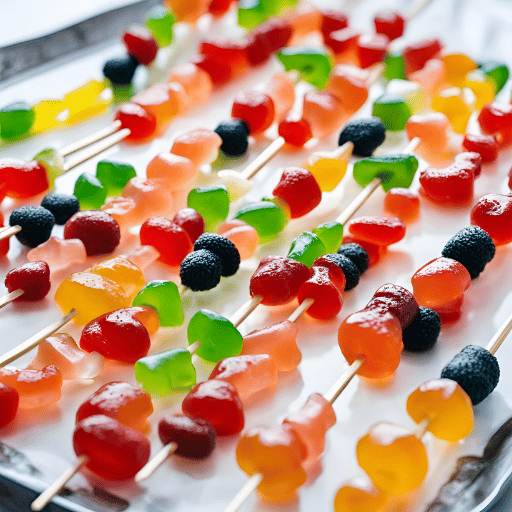 Waarom zijn gummikebabs zo populair op feestjes?