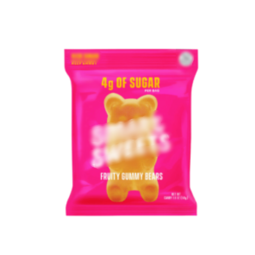Caramelos gomosos con menos calorías