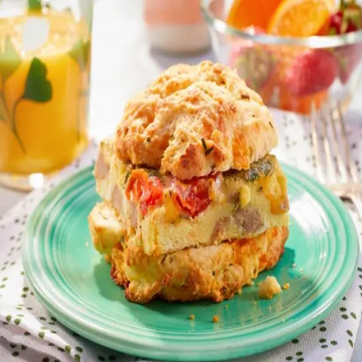 Breakfast Biscuits in Creative Breakfast Sandwiches