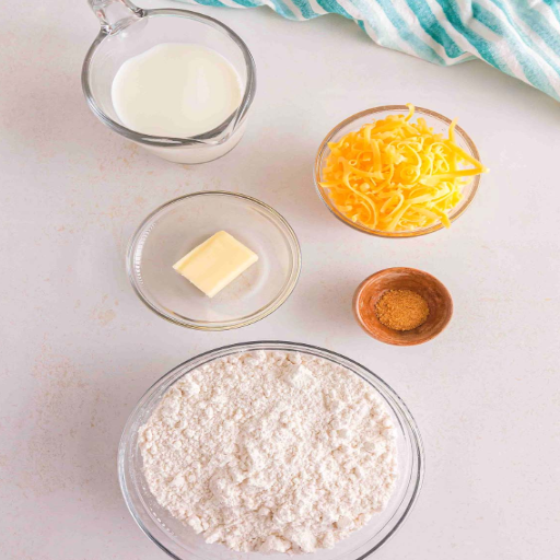 Ingredients for Perfect Bisquick Cheddar Biscuits