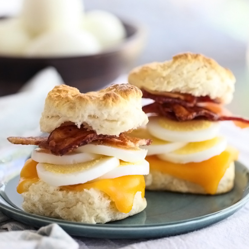 sausage egg and cheese biscuit